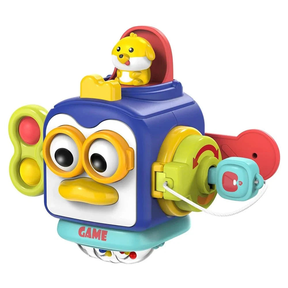 Montessori Baby Busy Board Cube Educational Sensory Toynull