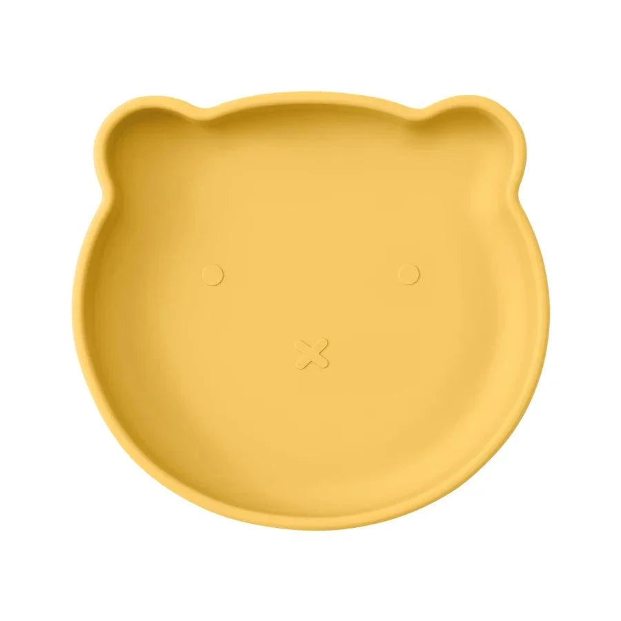 Silicone Baby Dishes Bear-Shaped Suction Platenull
