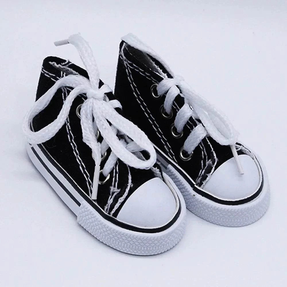 7.5CM Doll Sneakers Canvas Shoesnull
