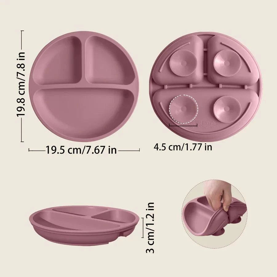 Baby Silicone Suction Dining Platenull