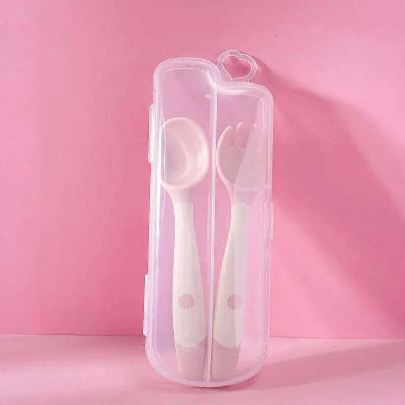 Bendable Twist Baby Fork Spoon Setnull