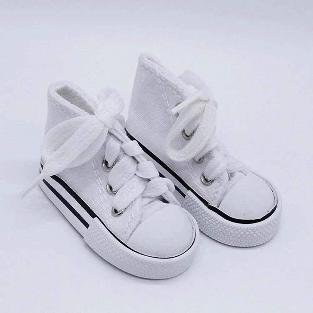 7.5CM Doll Sneakers Canvas Shoesnull