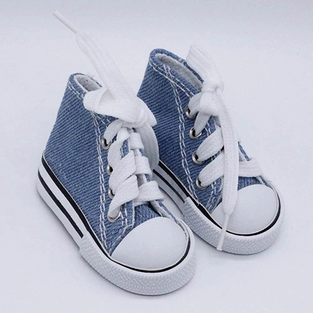 7.5CM Doll Sneakers Canvas Shoesnull