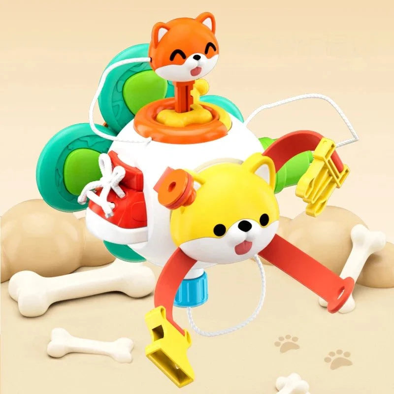 Montessori Baby Busy Board Cube Educational Sensory Toynull