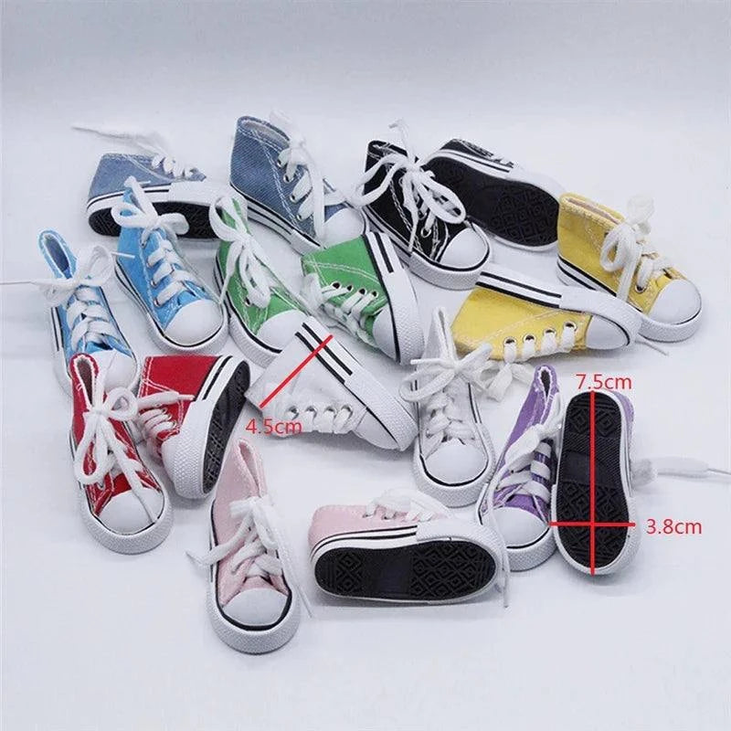 7.5CM Doll Sneakers Canvas Shoesnull