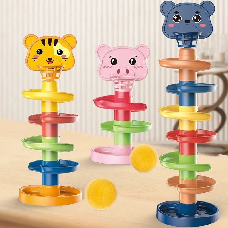 Montessori Track Rolling Ball Toynull