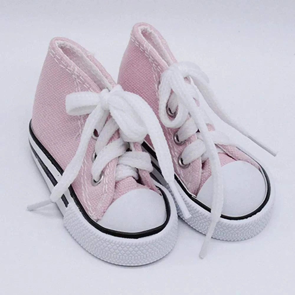 7.5CM Doll Sneakers Canvas Shoesnull