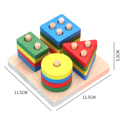 Montessori 3D Wooden Puzzles