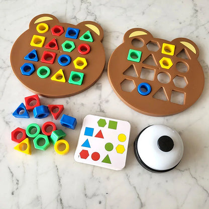 Little Bear Geometry Matching Puzzle