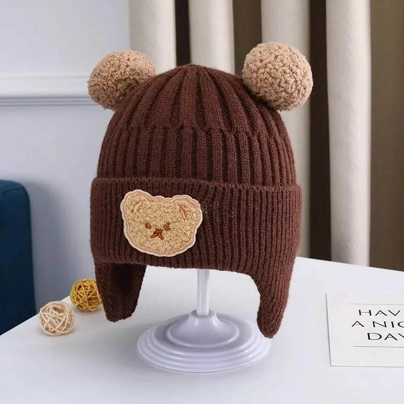 Baby Winter Knitted Hat with Bear Ears