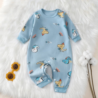 100% Cotton Newborn Crawling Jumpsuit