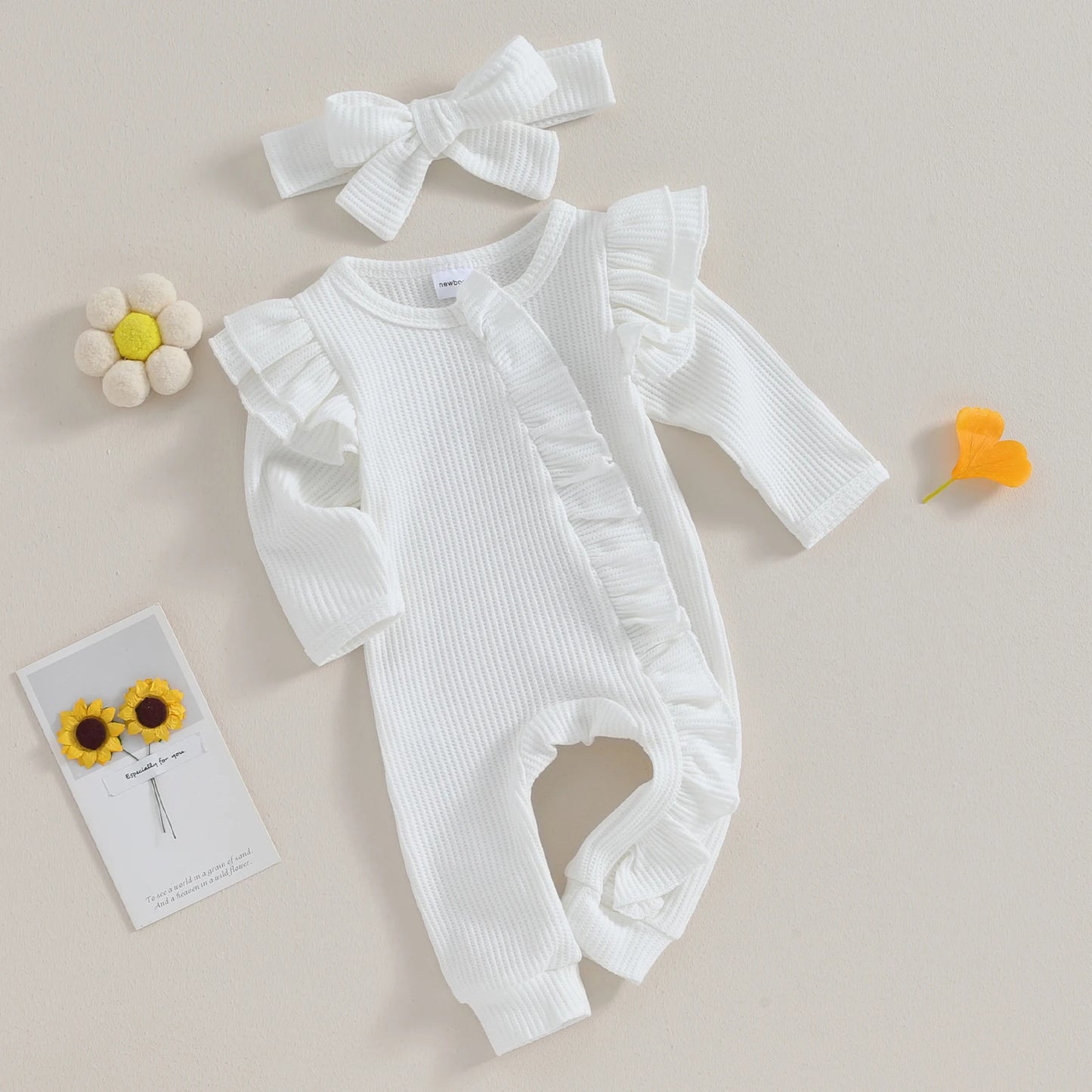 Baby Girl Ruffle Jumpsuit