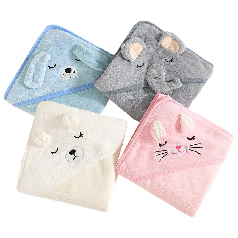 Soft Hooded Baby Bath Towel