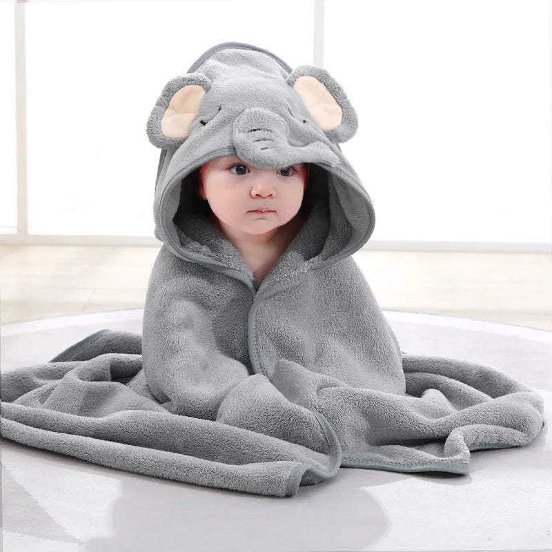 Soft Hooded Baby Bath Towel