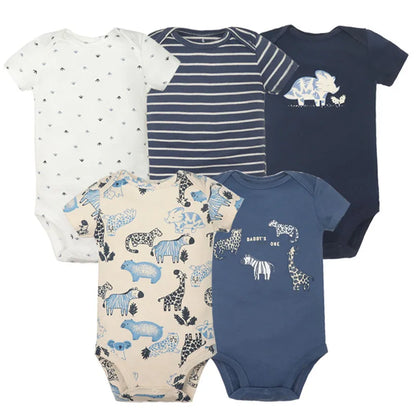 5-Pack Newborn Cotton Bodysuits