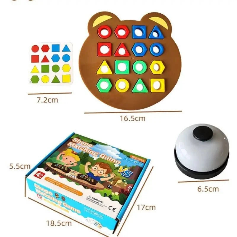 Little Bear Geometry Matching Puzzle