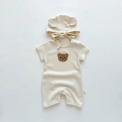 Summer Baby Cotton Romper Set