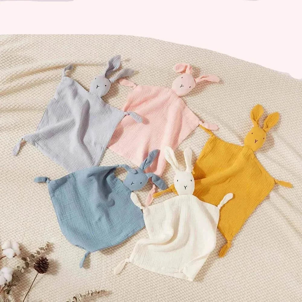 Muslin Baby Comfort Towel Cotton Blanket Sleep Toy