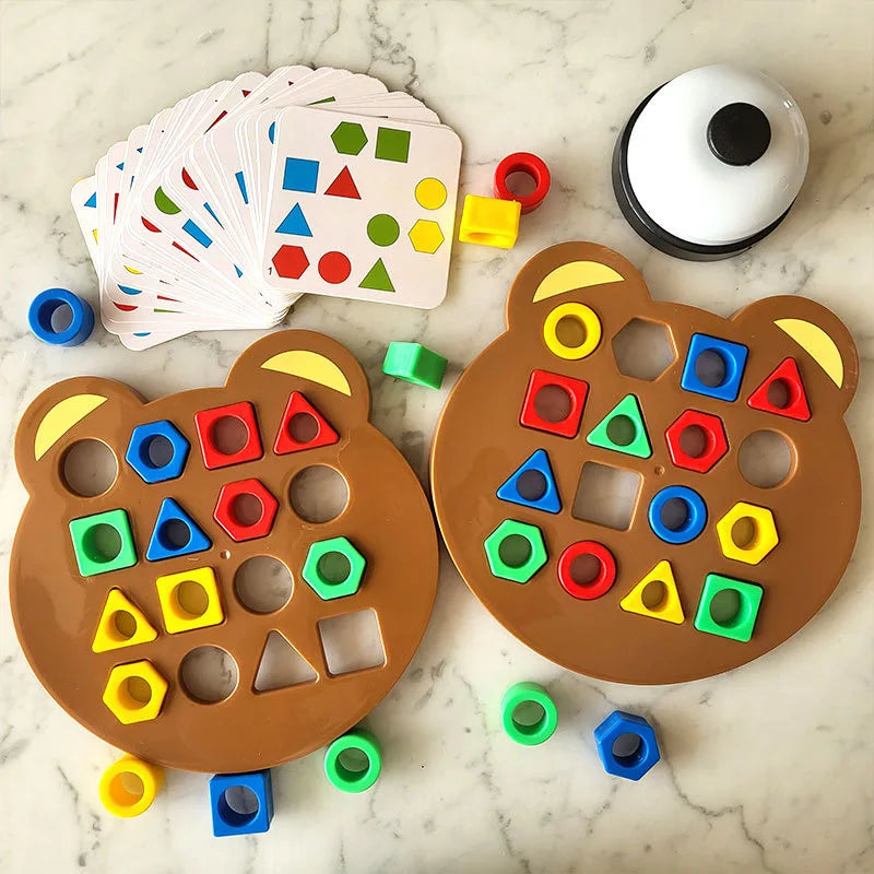 Little Bear Geometry Matching Puzzle