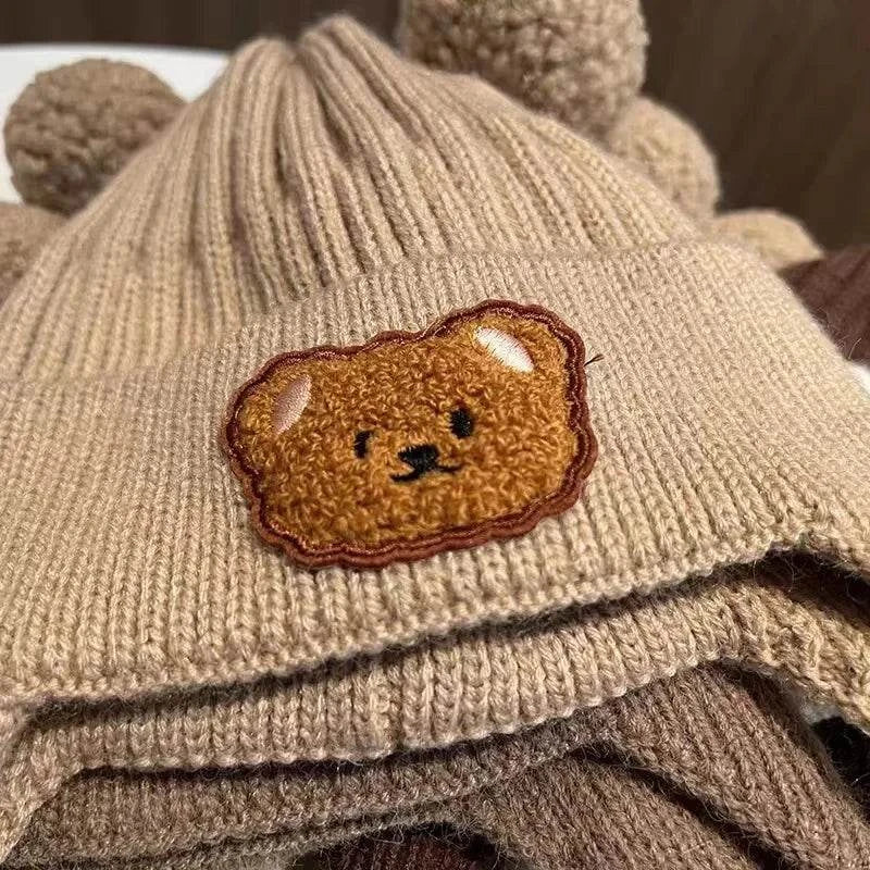 Baby Winter Knitted Hat with Bear Ears