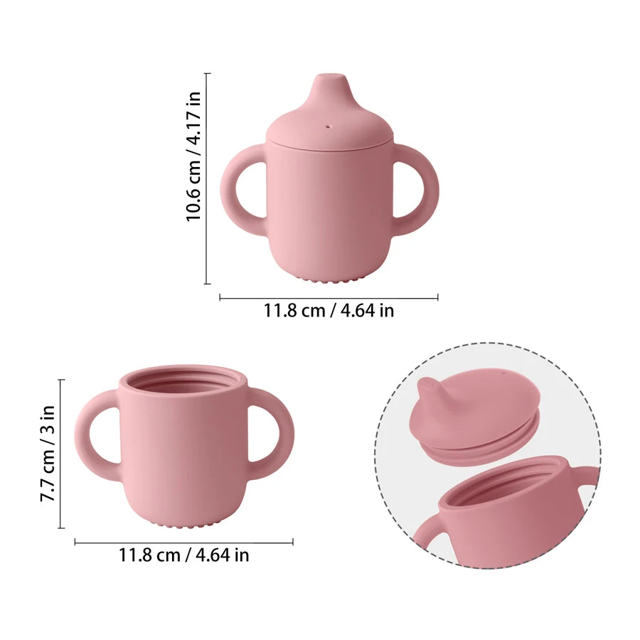 180ml Baby Feeding Silicone Cup