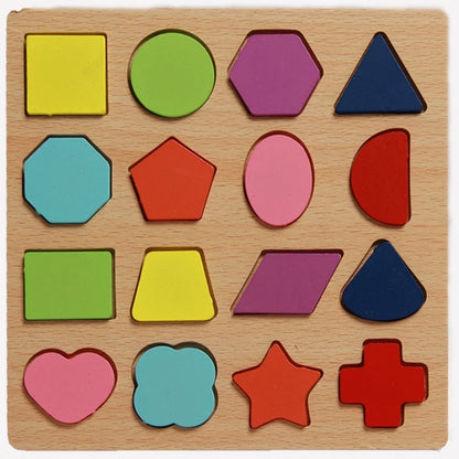 Colorful Alphabet & Number Wooden Puzzle