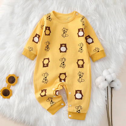 100% Cotton Newborn Crawling Jumpsuit