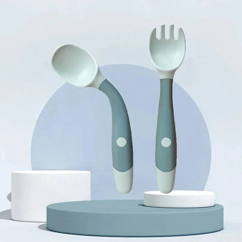 Bendable Twist Baby Fork Spoon Set