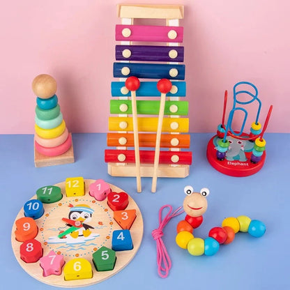 Montessori 3D Wooden Puzzles