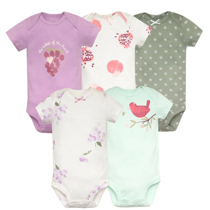 5-Pack Newborn Cotton Bodysuits